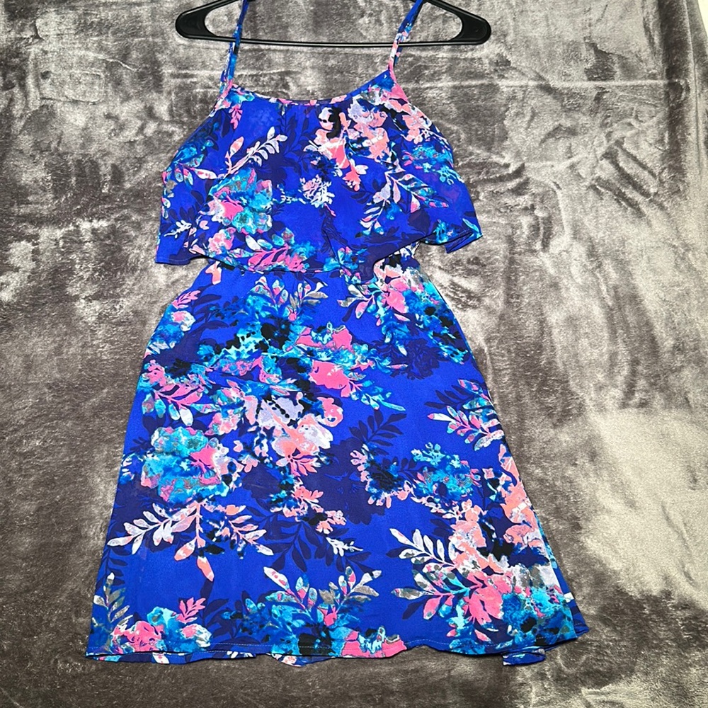 Blue dress